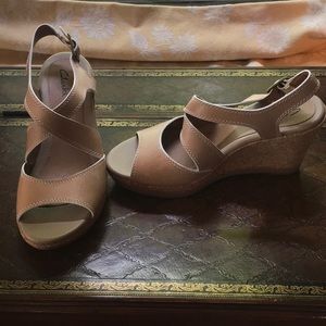 Clarks Wedge sandal - Tan